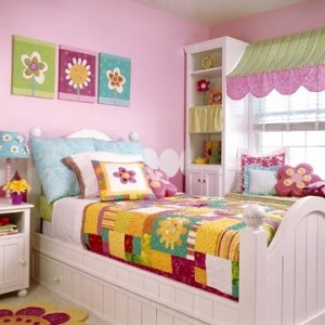 pink toddler bedroom