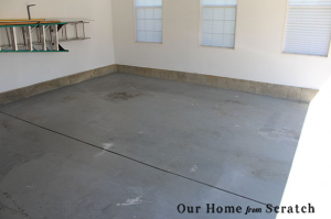 garage floor epoxy before