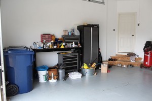 garage unorganized