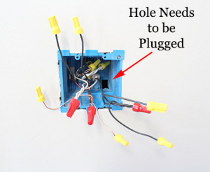 plug holes