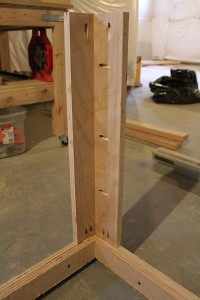 table saw work bench legs