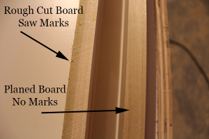 planed board