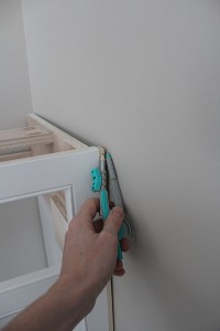how to scribe a cabinet