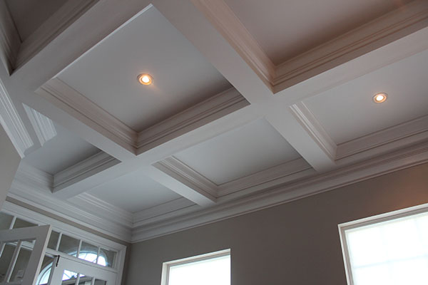 coffered ceiling lights
