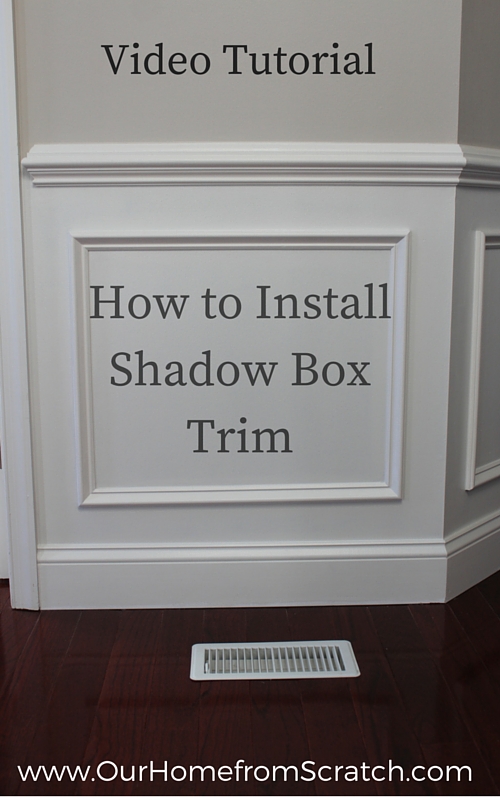 shadow box trim pinterest